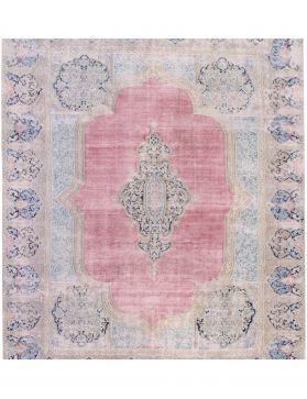 Persisk Vintagetæppe 283 x 283 blå