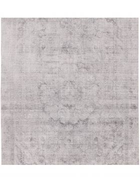 Alfombra persa vintage 284 x 284 gris