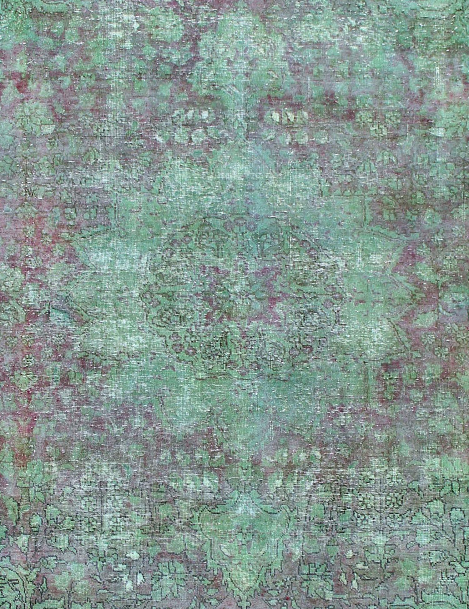Tapis Persan vintage  vert <br/>230 x 230 cm