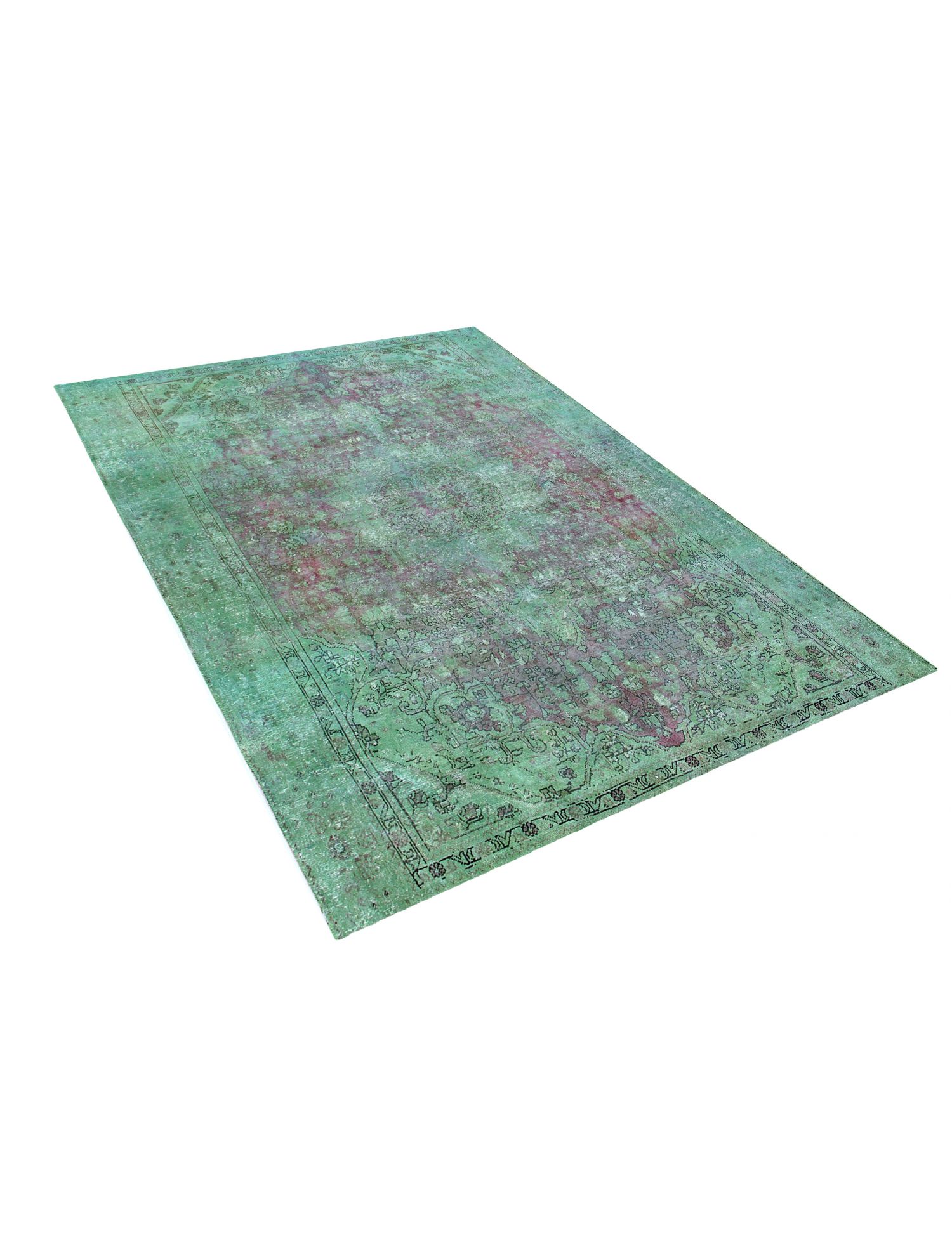 Persischer Vintage Teppich  grün <br/>300 x 230 cm