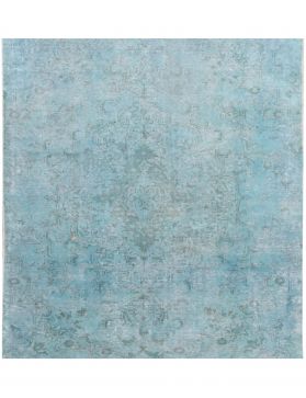 Tapis Persan vintage 180 x 180 bleu