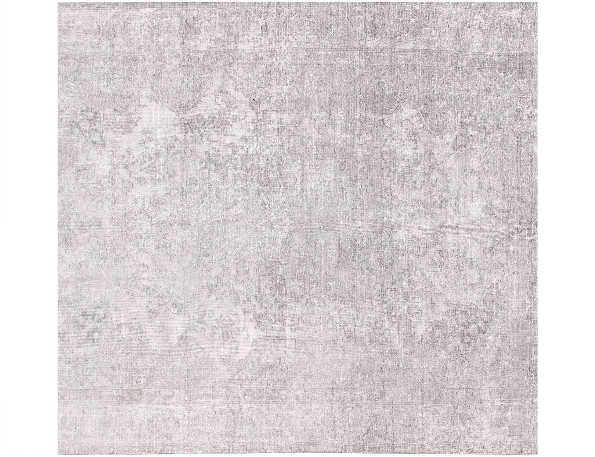 Tapis Persan vintage  grise <br/>231 x 231 cm