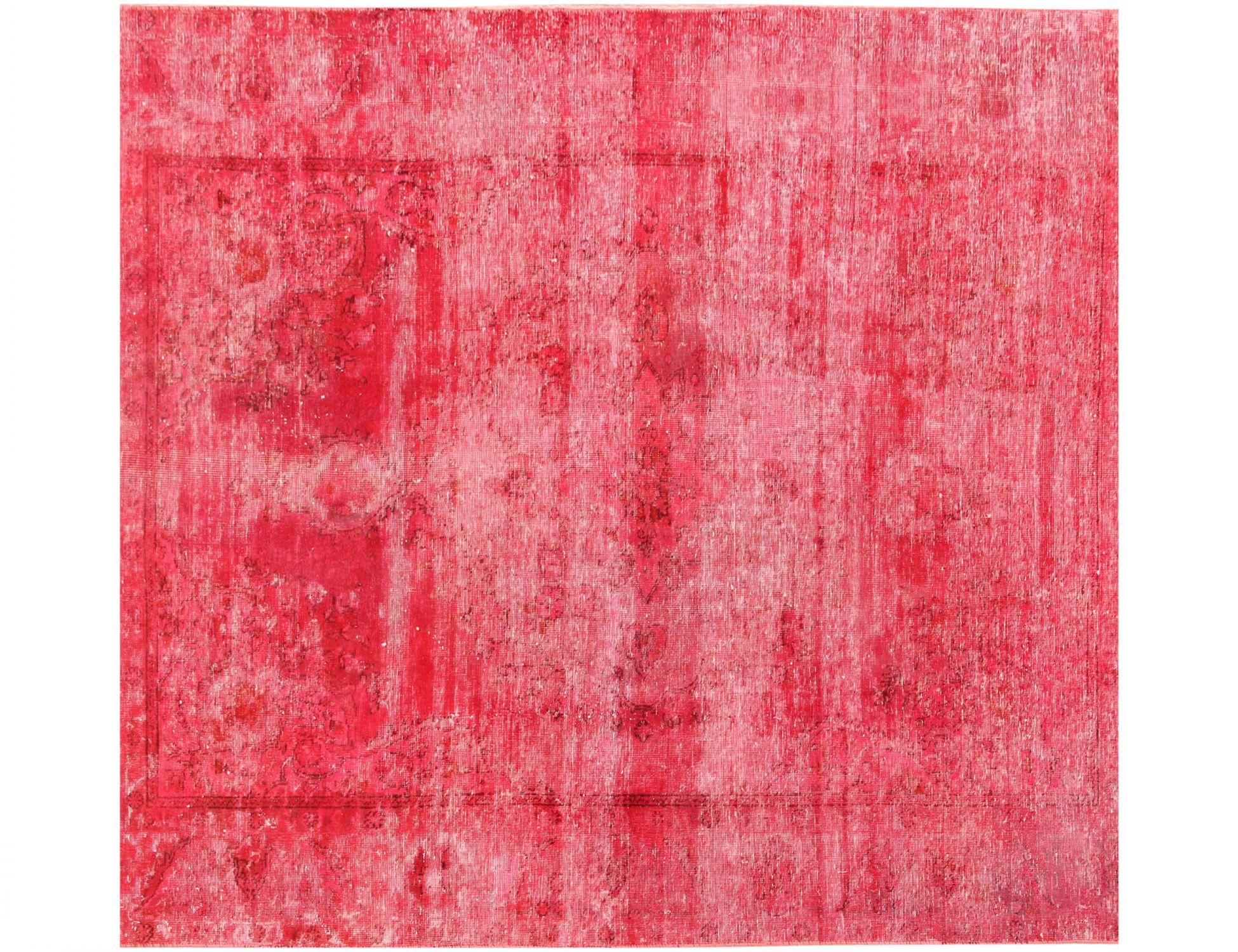 Tappeto vintage persiano  rosso <br/>182 x 182 cm