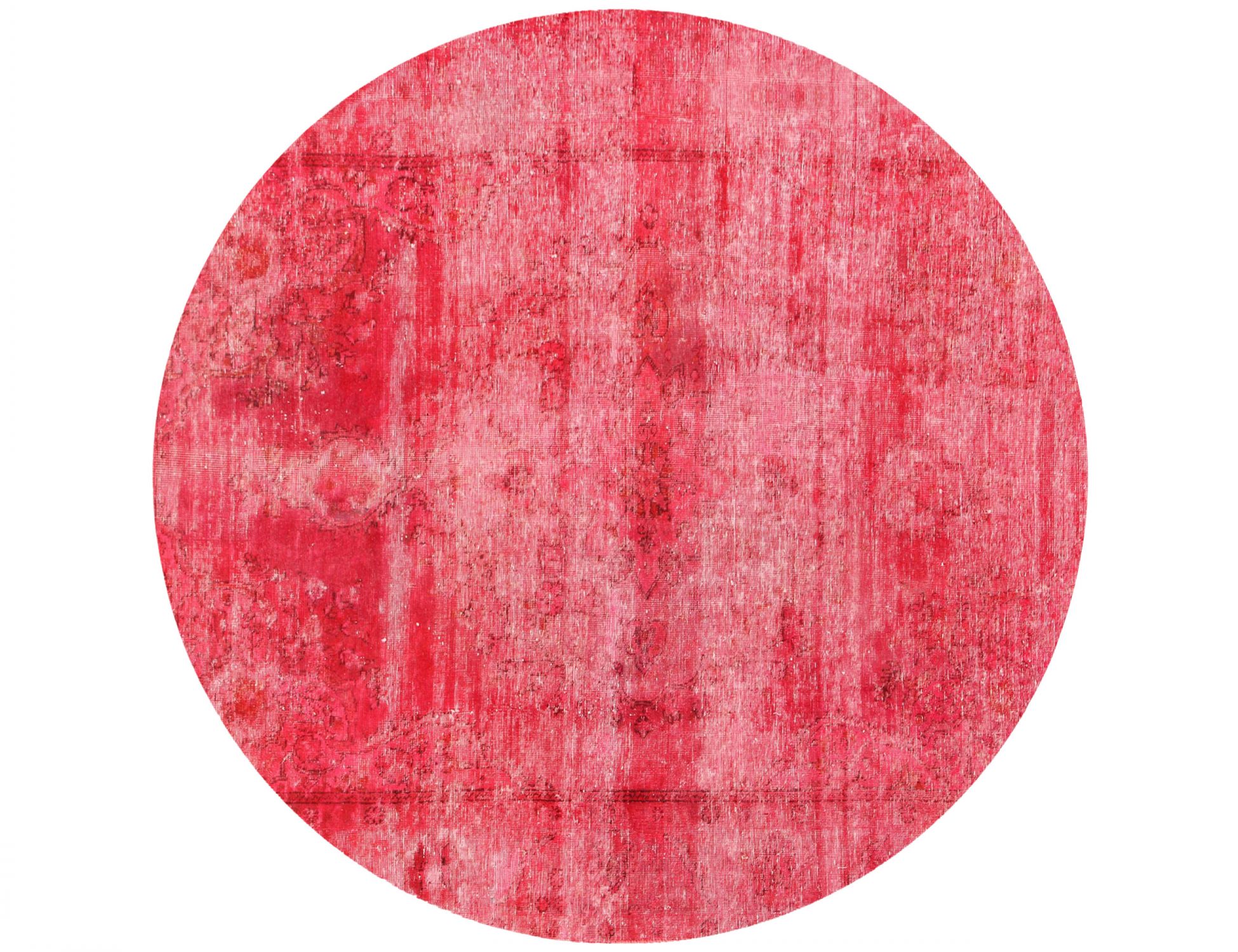 Tapis Persan vintage  rouge <br/>182 x 182 cm
