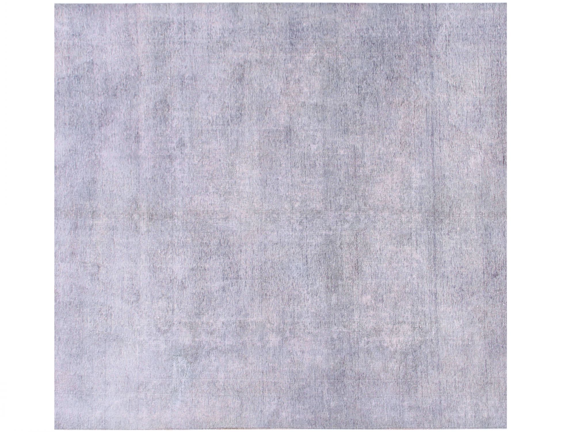 Quadrat  Vintage Teppich  blau <br/>198 x 198 cm