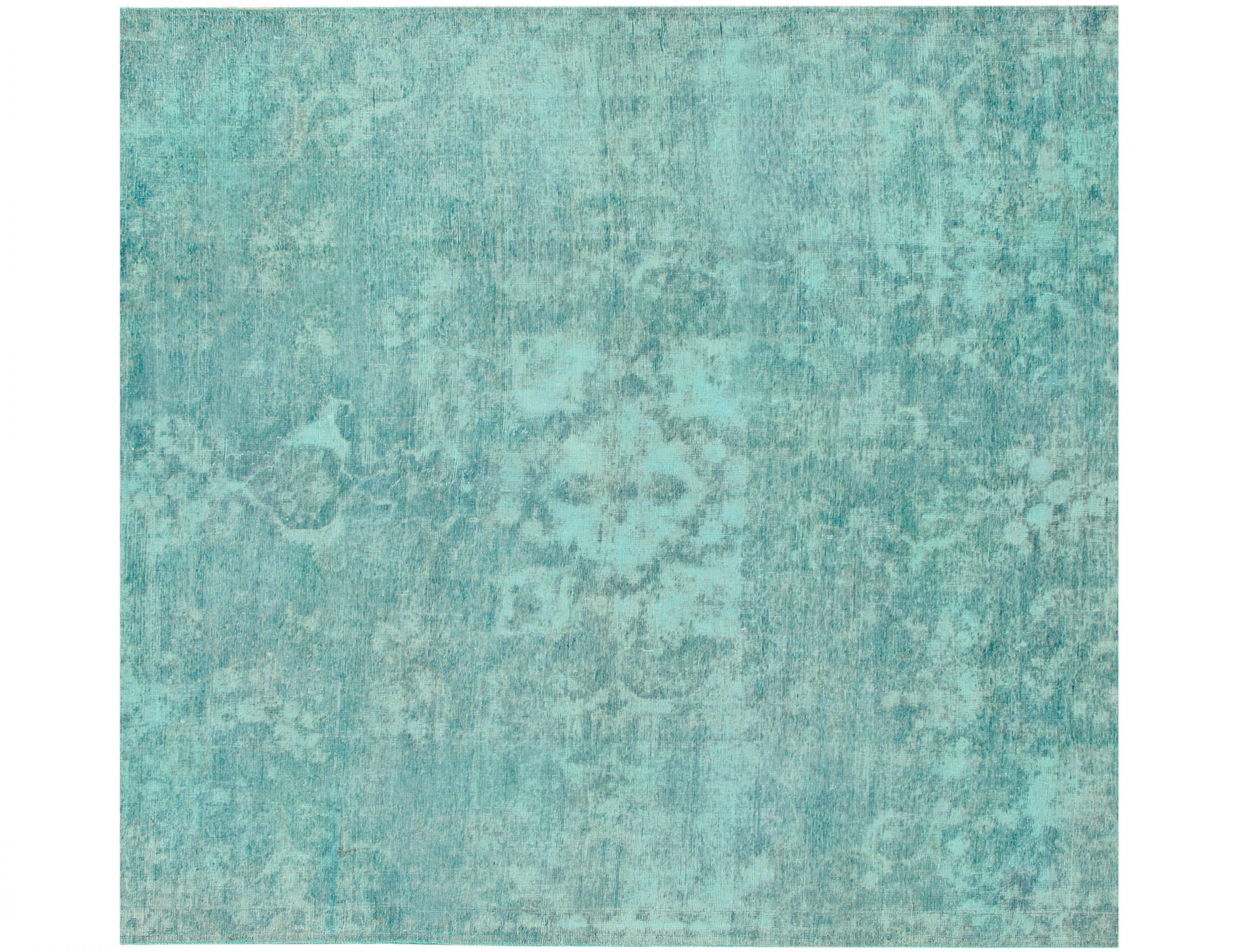 Square  Vintage Carpet  green  <br/>223 x 223 cm