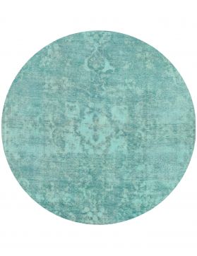 Round  Vintage Carpet  green  <br/>223 x 223 cm