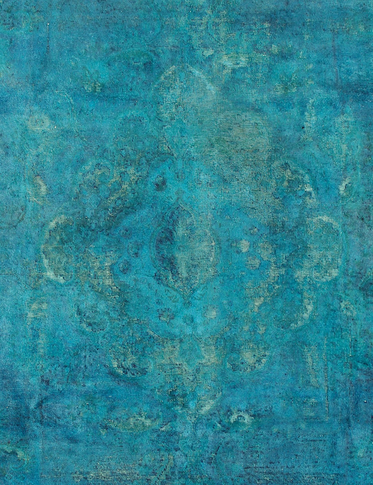 Quadrat  Vintage Teppich  türkis <br/>213 x 213 cm