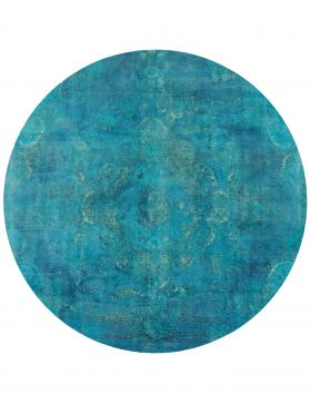 Tapis Persan vintage 213 x 213 turquoise