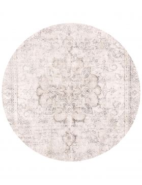 Round  Vintage Carpet  beige  <br/>265 x 265 cm