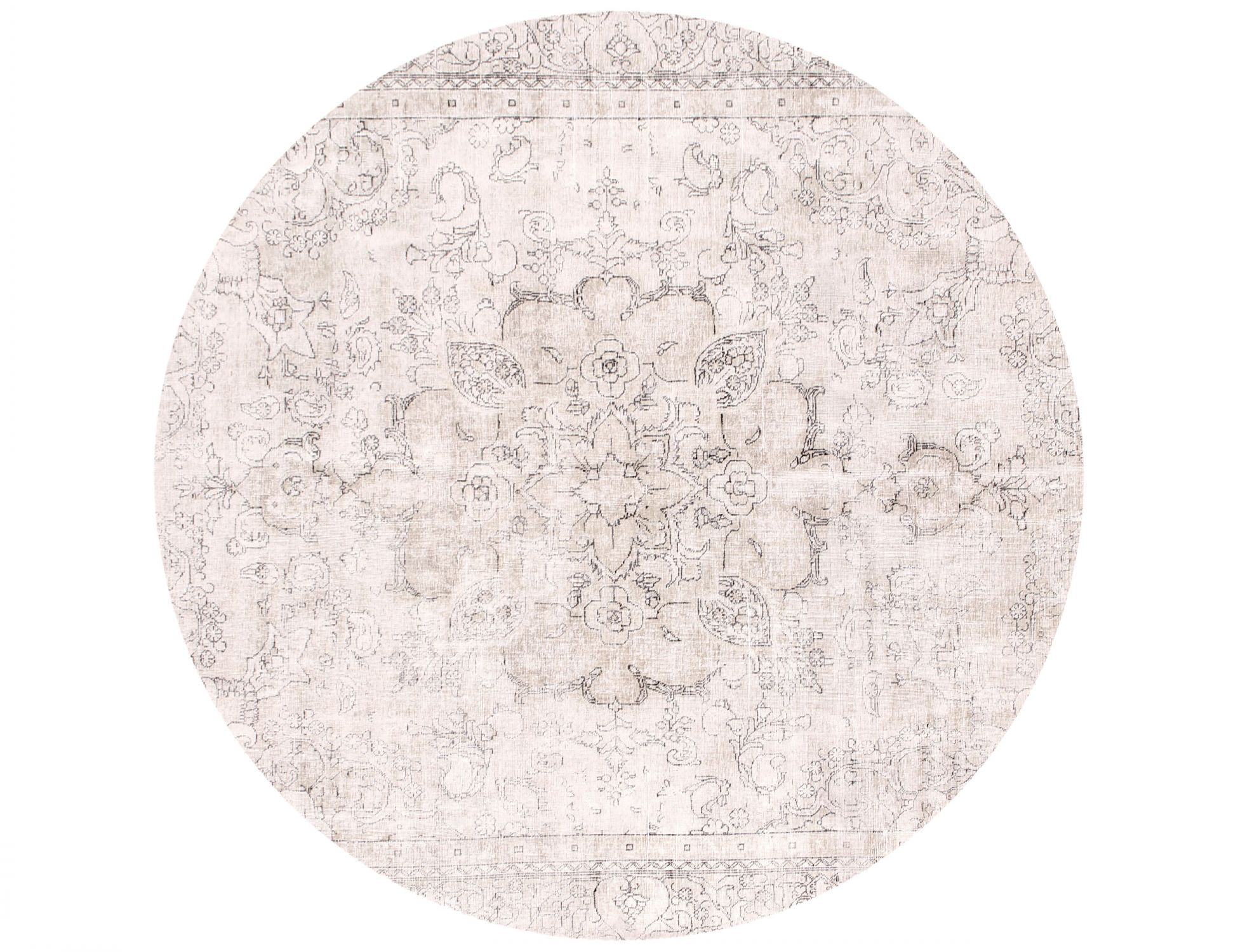 Persisk Vintagetæppe  beige <br/>265 x 265 cm