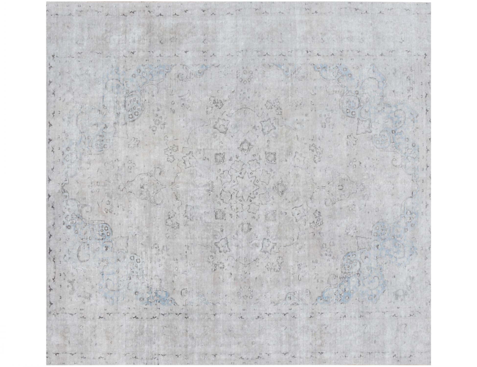 Tapis Persan vintage  grise <br/>292 x 292 cm