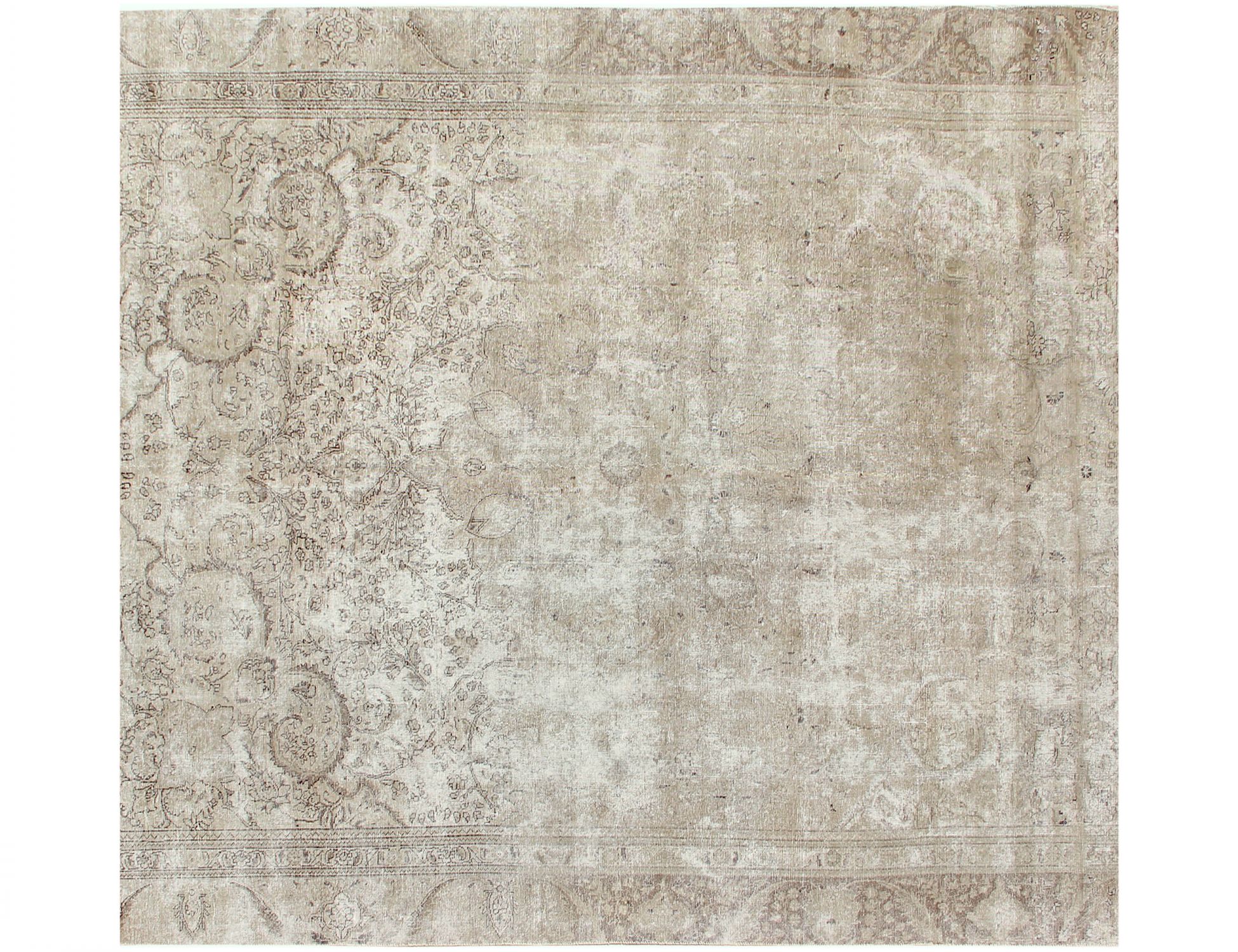 Square  Vintage Carpet  green  <br/>270 x 270 cm