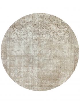 Round  Vintage Carpet  green  <br/>270 x 270 cm