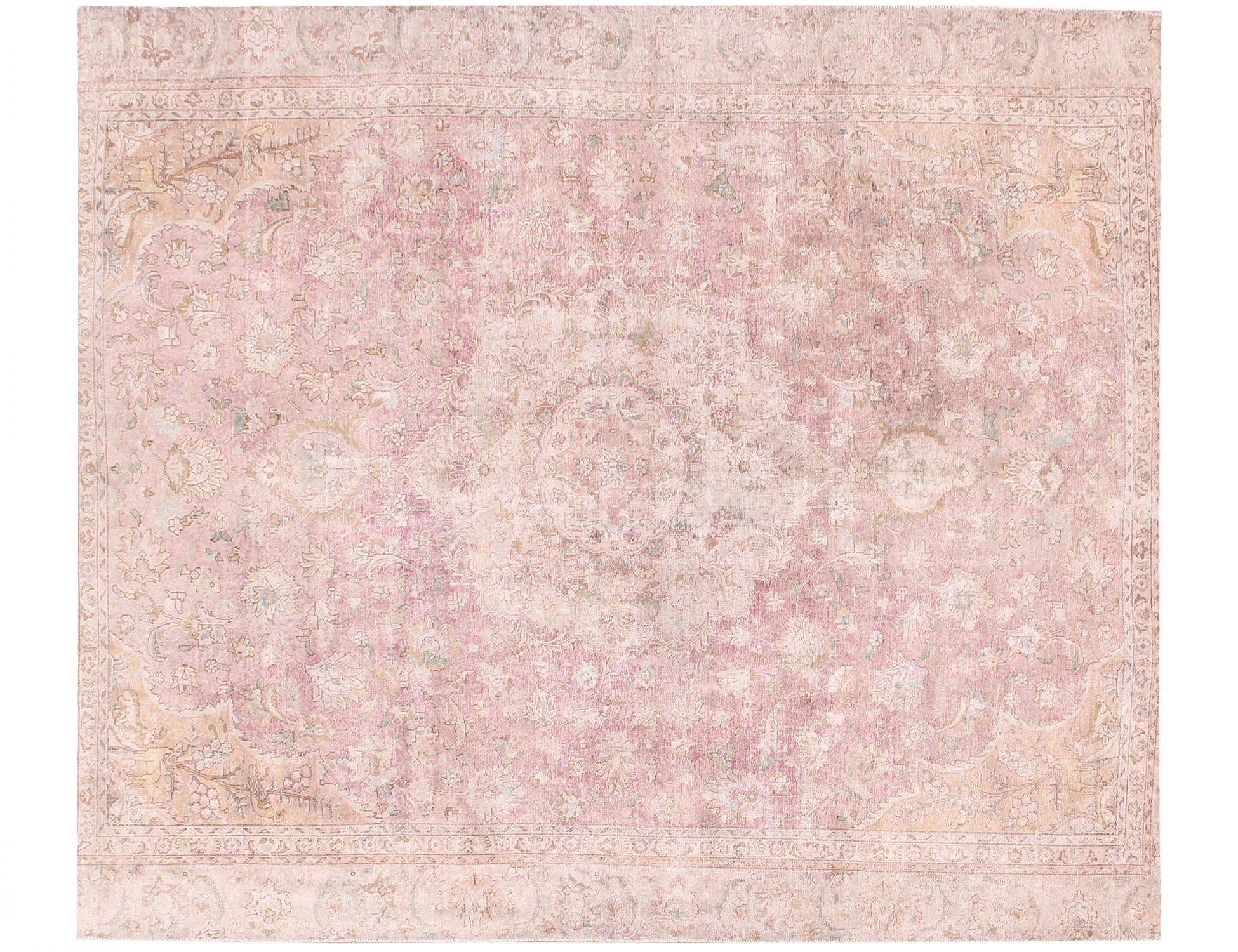 Persisk Vintagetæppe  beige <br/>300 x 265 cm