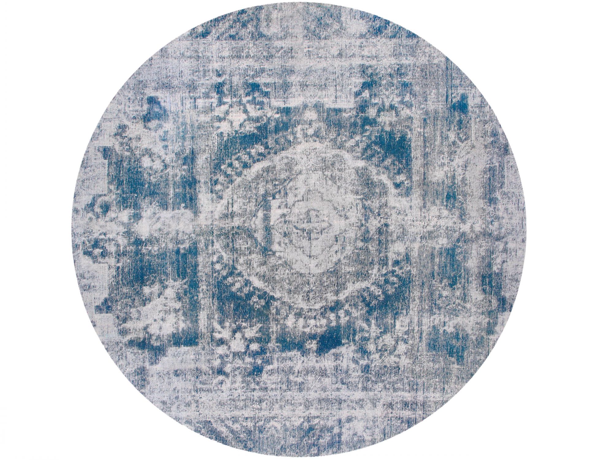 Persischer Vintage Teppich  blau <br/>266 x 266 cm