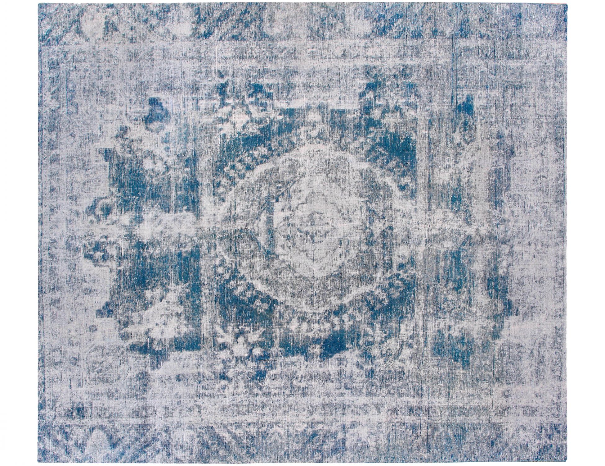 Persisk Vintagetæppe  blå <br/>300 x 266 cm