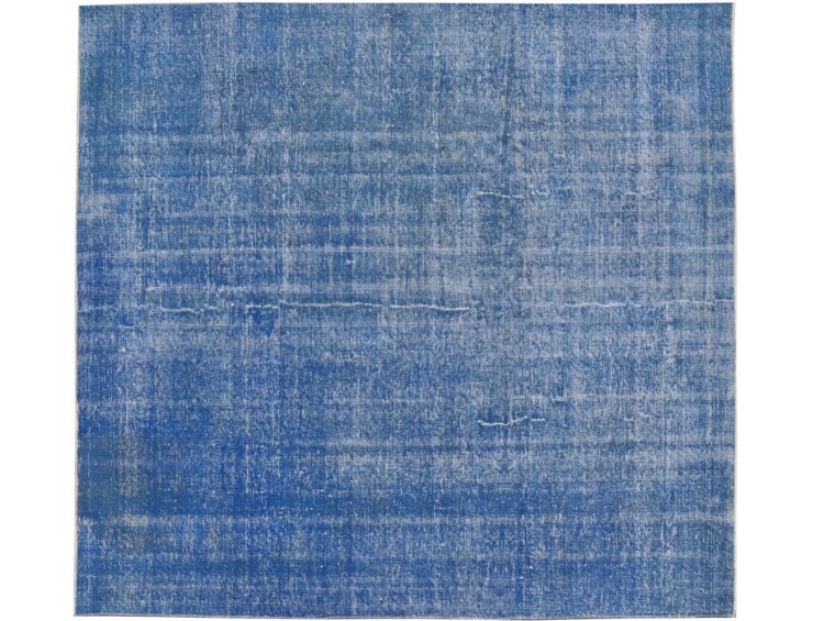Sininen Turkki Vintage Carpet 205 x 205 cm