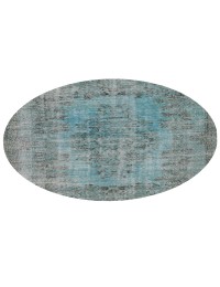 Blå Turkiet Vintage Matta  167 x 167 cm