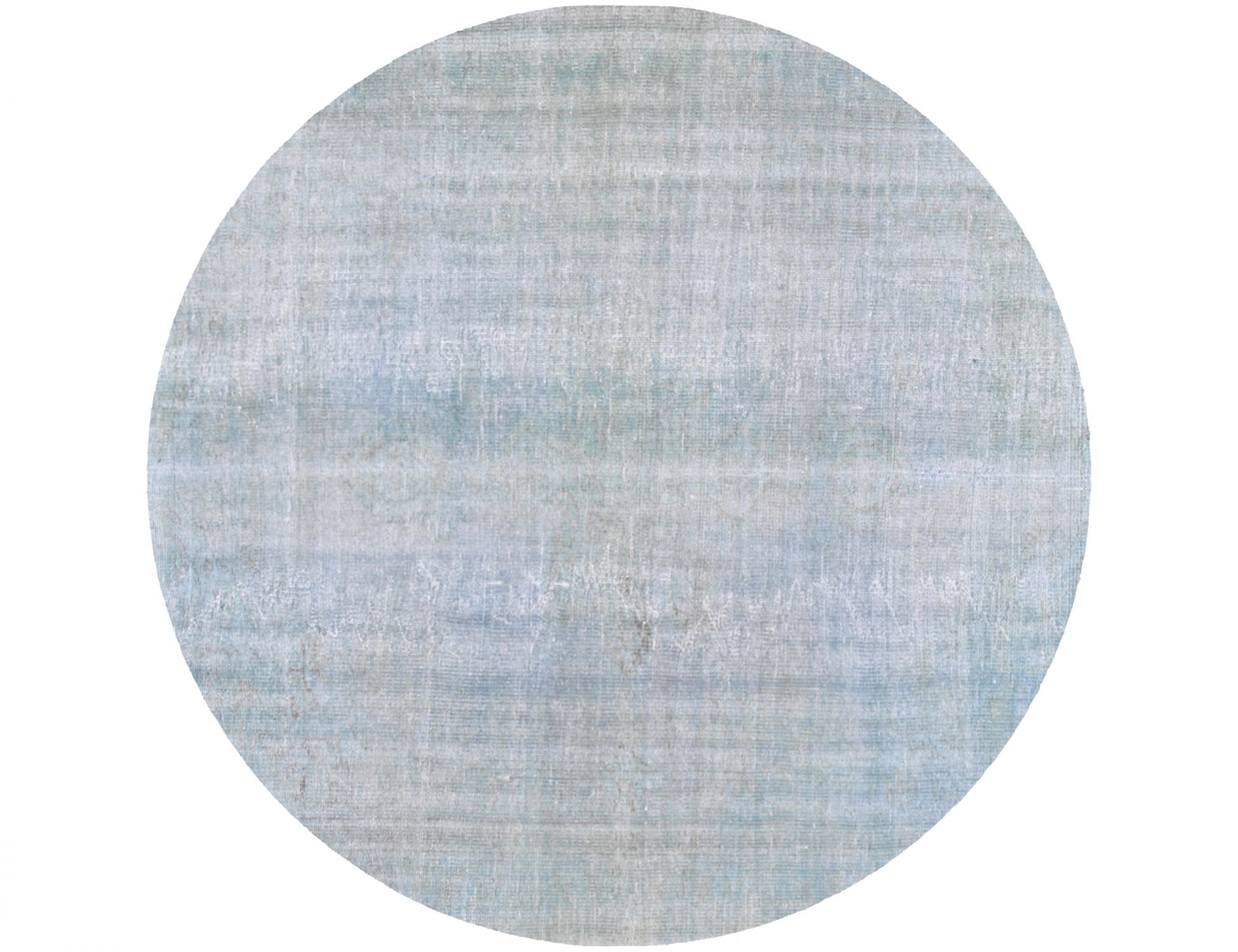 Rund Vintage Teppich  blau <br/>172 x 172 cm
