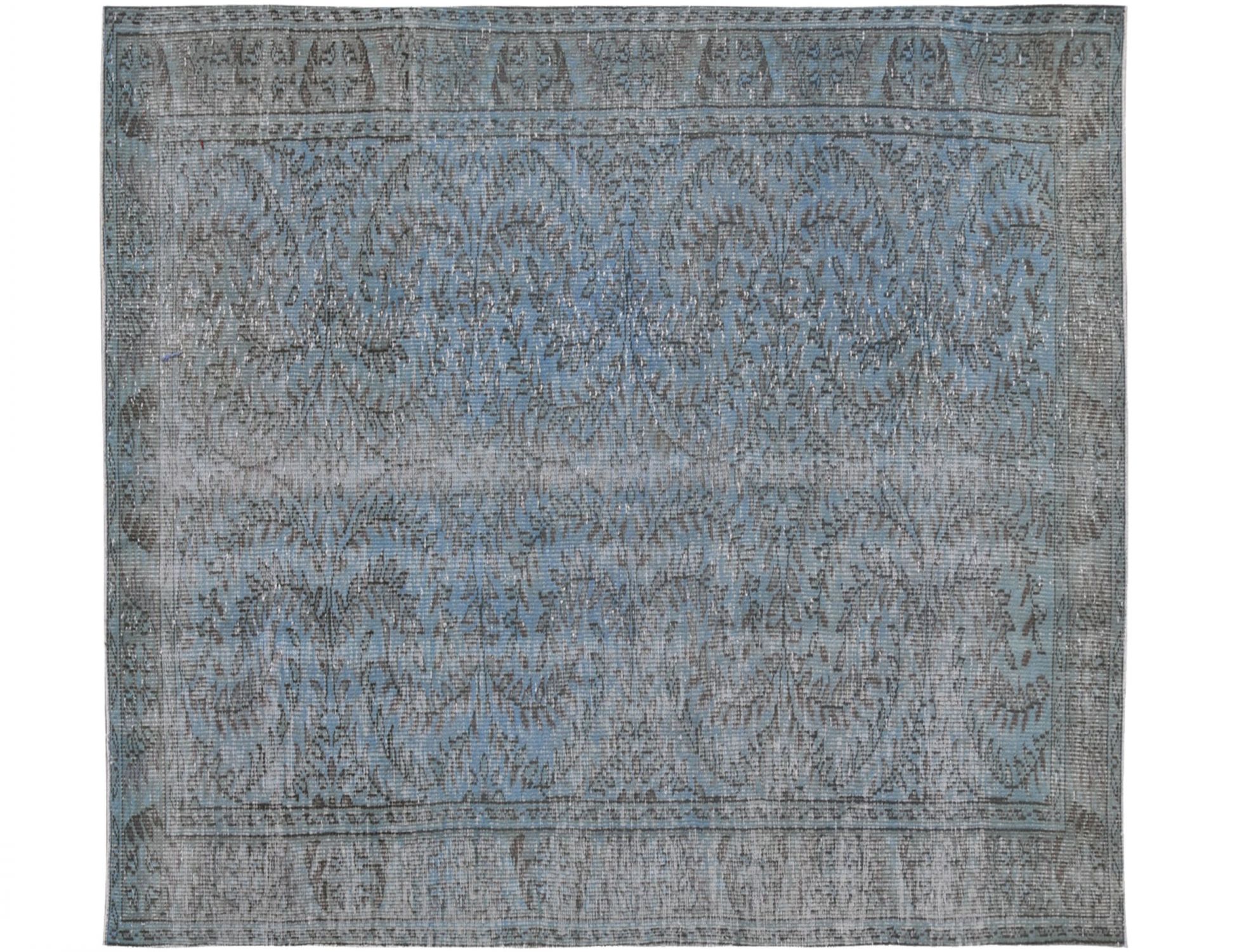 Tappeto Vintage  blu <br/>145 x 145 cm