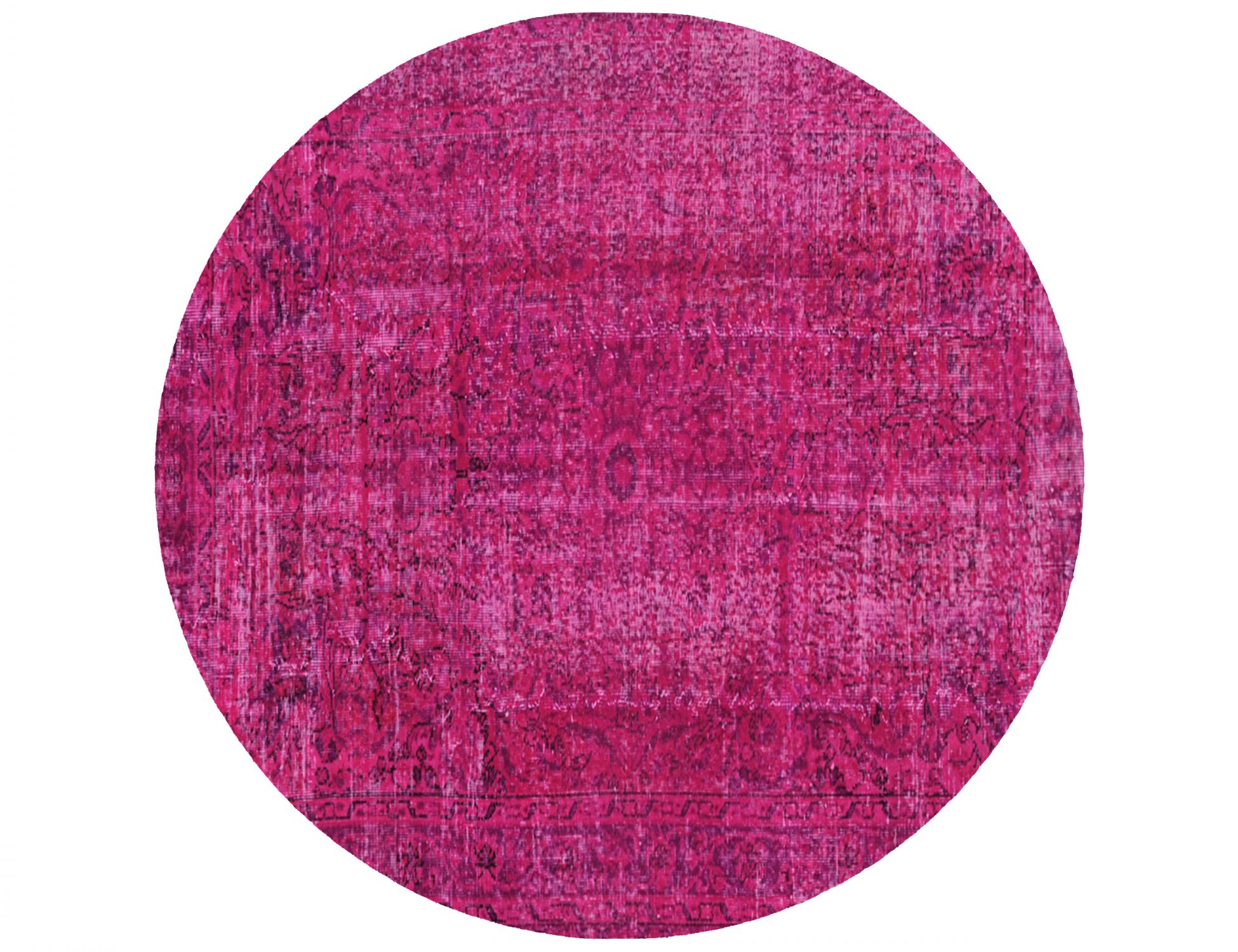 Rund Vintage Teppich   <br/>156 x 156 cm