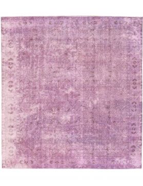 Square Vintage Carpet  purple  <br/>187 x 187 cm