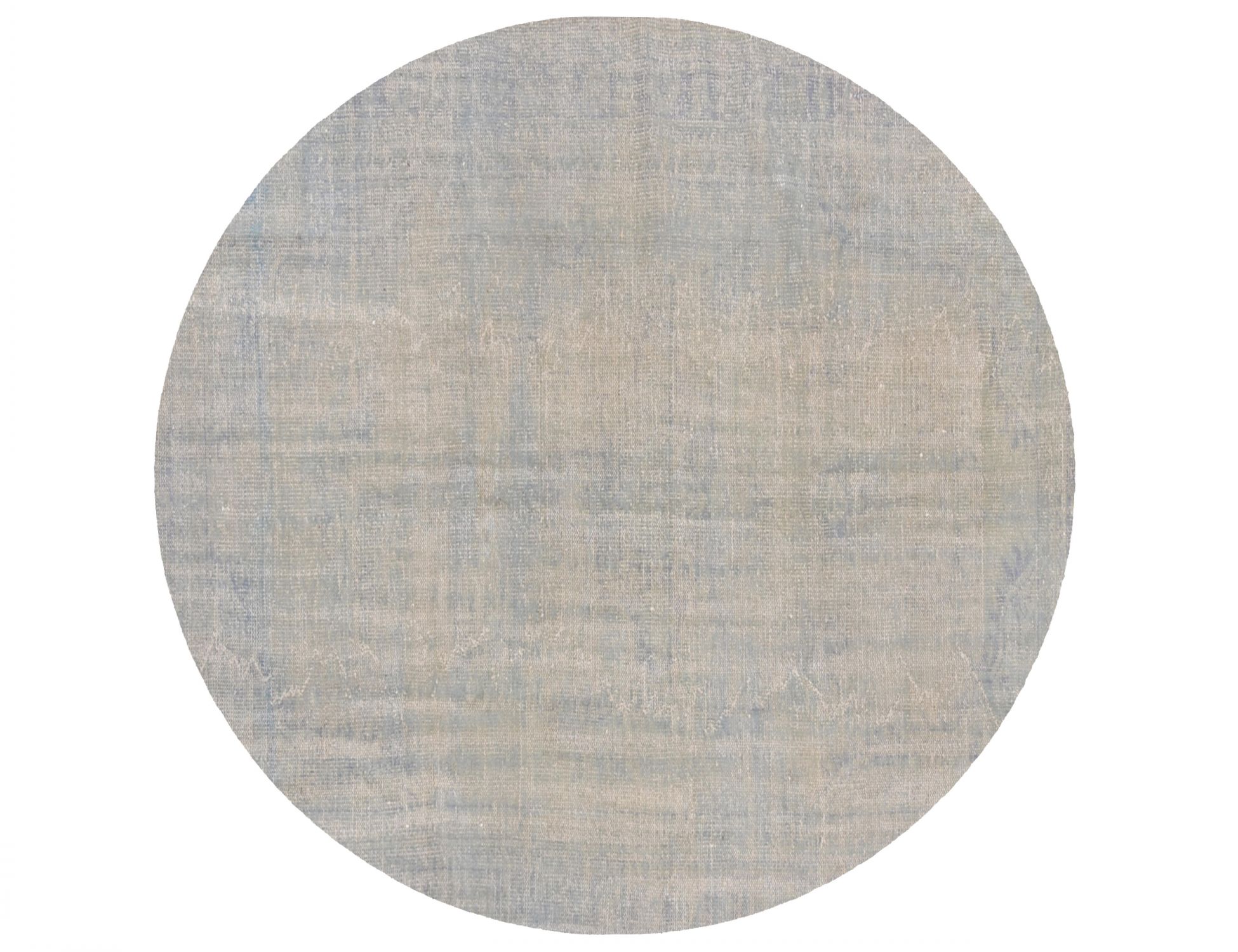 Rund Vintage Teppich  blau <br/>181 x 181 cm