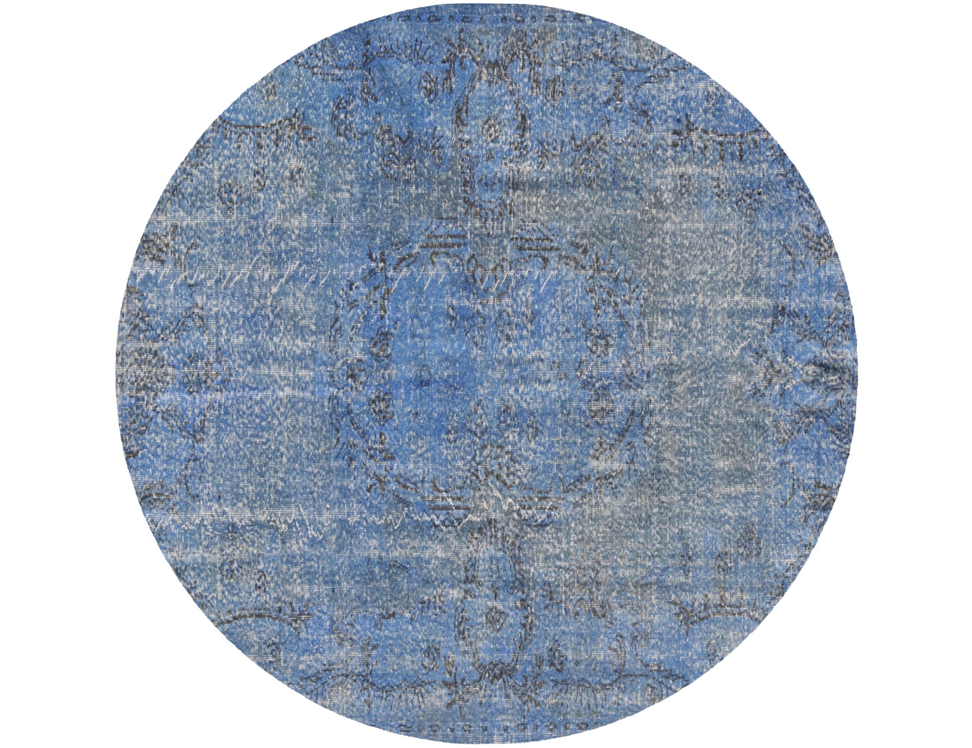 Blue Turkey Vintage Carpet  177 x 177 cm
