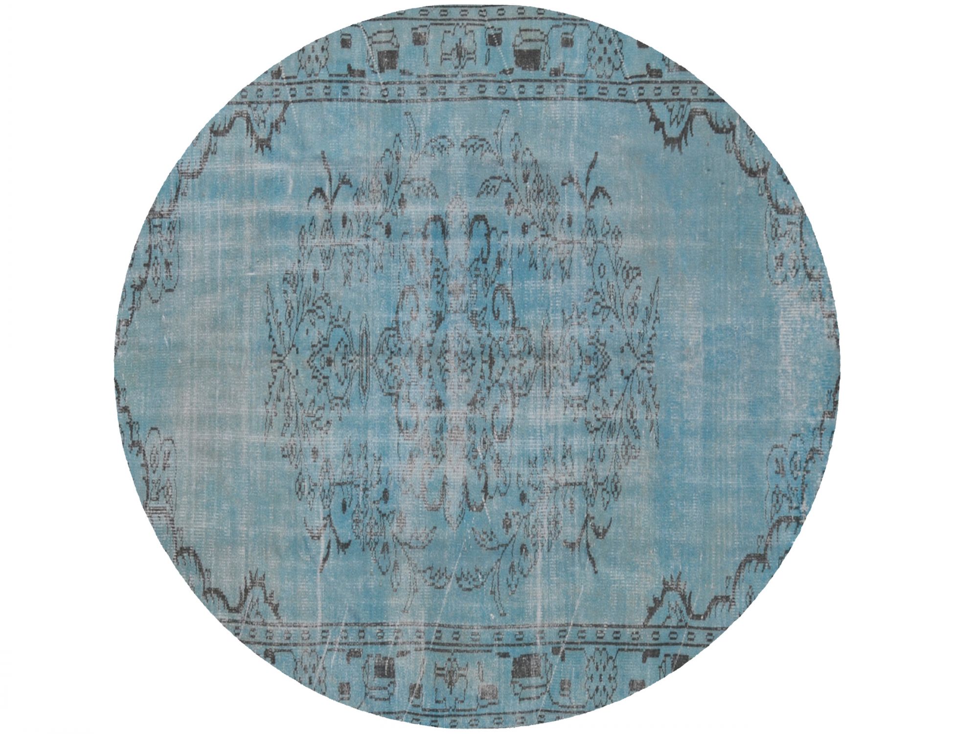 Tappeto Vintage  blu <br/>183 x 183 cm