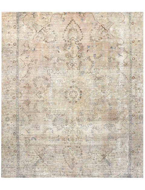 Beige Persien Persischer Vintage Teppich  250 x 198 cm