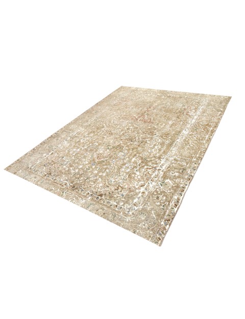 Beige  Persia Persian Vintage Carpet  250 x 211 cm
