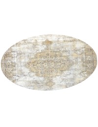 Beige Perzië Perzisch Vintage Tapijt 222 x 222 cm - view 1