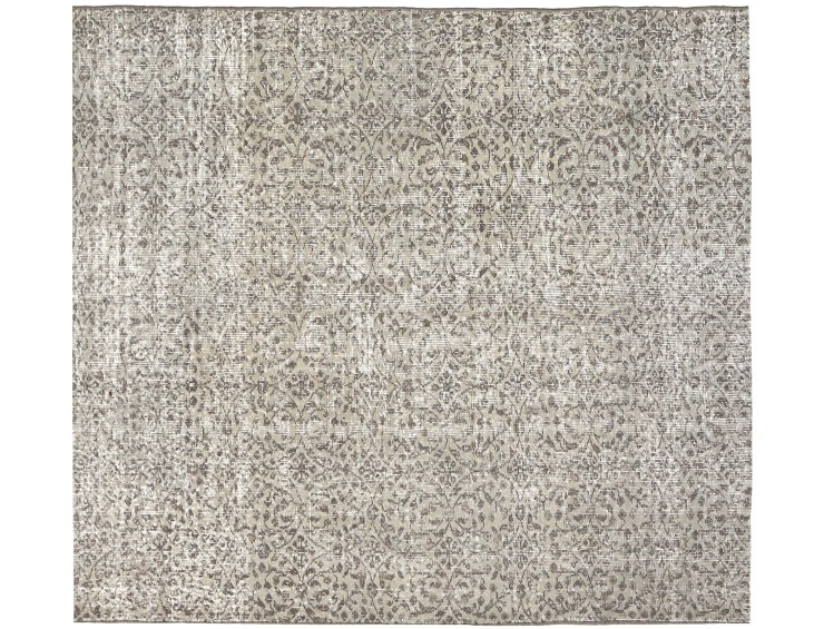 Grise Turc Tapis vintage  156 x 156 cm