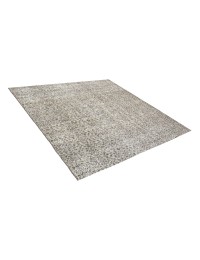 Grise Turc Tapis vintage  156 x 156 cm