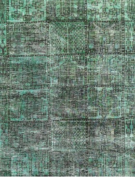 Turkis Persien Persisk Vintagetæppe 154 x 154 cm - view 3