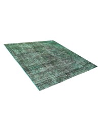 Turquoise Persan Tapis Persan vintage  154 x 154 cm