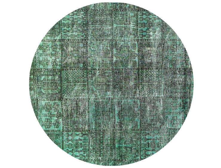 Turkos Persien Persisk vintage matta  154 x 154 cm