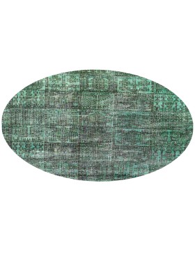 Türkis Persien Persischer Vintage Teppich 154 x 154 cm - view 2