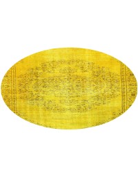 Giallo Turco Tappeto vintage 161 x 161 cm - view 1