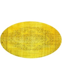 Giallo Turco Tappeto vintage 161 x 161 cm - view 2