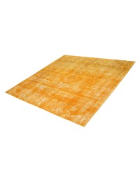 Yellow  Persia Persian Vintage Carpet  238 x 238 cm