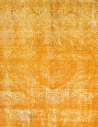 Yellow  Persia Persian Vintage Carpet  238 x 238 cm