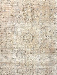 Beige Persien Persischer Vintage Teppich 198 x 198 cm - view 3