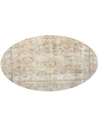 Beige Persien Persischer Vintage Teppich  198 x 198 cm
