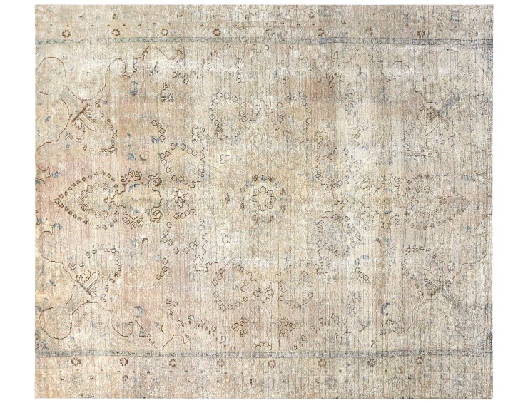 Beige Persien Persisk vintage matta  250 x 198 cm