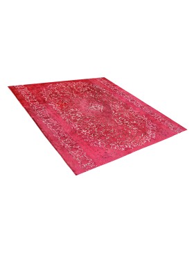 Lila Persien Persischer Vintage Teppich  270 x 270 cm