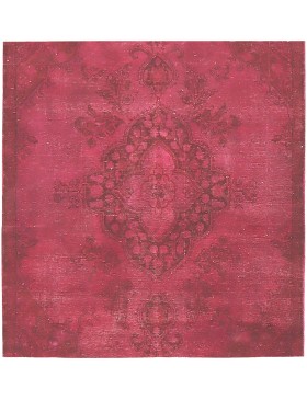 Púrpura Persia Alfombra persa vintage  165 x 165 cm