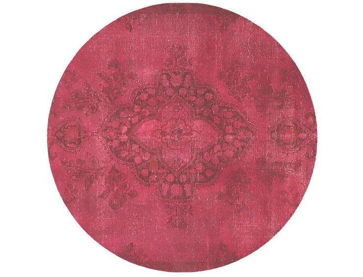 Lila Persien Persisk vintage matta  165 x 165 cm