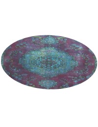 Lila Persien Persisk vintage matta 162 x 162 cm - view 2